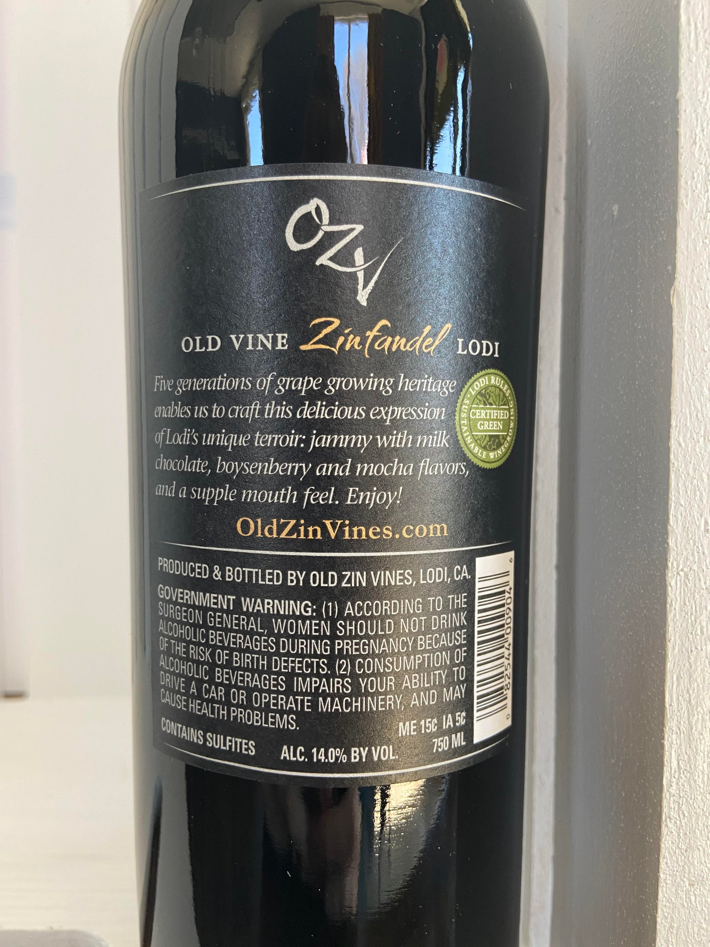 Btl Ozv Zinfandel Hello Vino